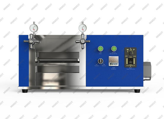 Compact Lithium Battery Calendering Machine 720W Electrode Heat Rolling Press Machine