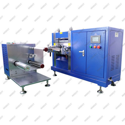Max 6m/min Heat Calendering Machine For Battery Electrode Rolling