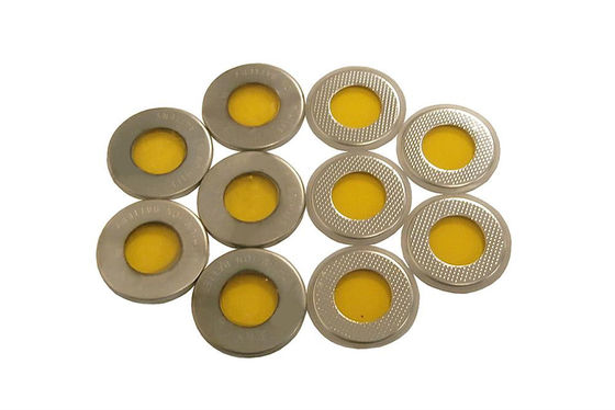 Aluminum CR2016 Coin Cell Cases With Two Sides Kapton Windows