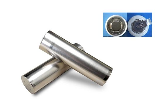 Nickel Plated A3 Steel Battery Materials 18650 Cylinder Cell Case With O Ring