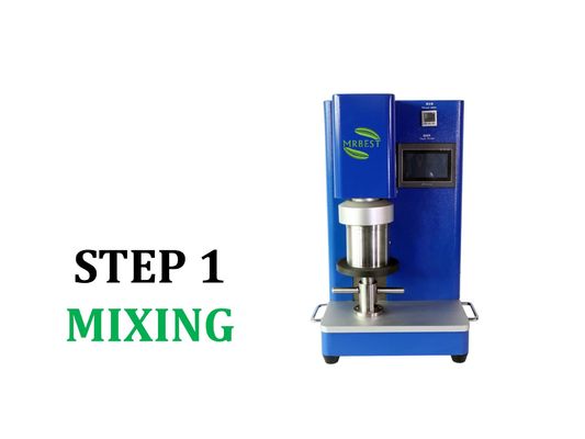 500ml Compact Dual Shaft Planetary Vacuum Mixer For Battery Electrode Preparation