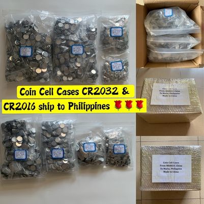 CR2025 CR2016 CR2032 Coin Cell Cases With Spacer And Spring