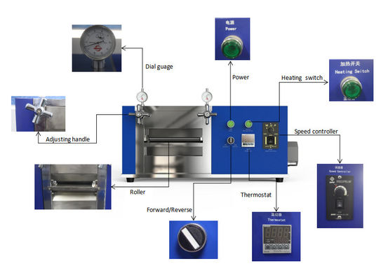 100mm Width Electric Hot Rolling Press Machine