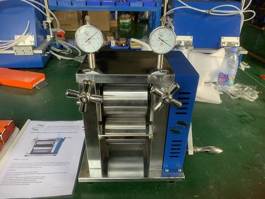  Manual Rolling Press Machine For Lithium Battery Electrode Calendering