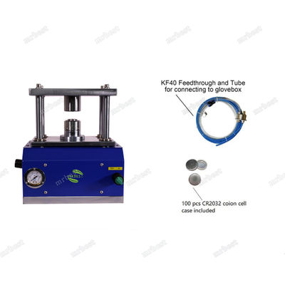Lab Pneumatic Coin Cell Crimping Machine High Strengthen Chrome Steel