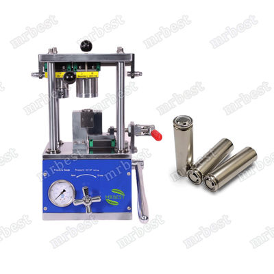 Stainless Steel Manual Cylindrical Cell Machine Hydraulic Crimping Machines