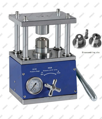 Manual Battery Manufacturing Machine Max Pressure 8T Coin Cell Crimping Machine