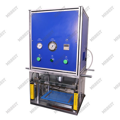 Semi Auto Pouch Cell Die Cutting Machine 3T Air Cylinder 0.5 - 0.7Mpa Air Pressure