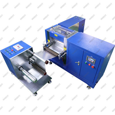 Roll To Roll Electrode Battery Calendering Machine 3KW 6m/Min Max Pressing Speed