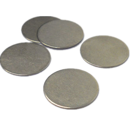 304 316 Stainless Steel Spacer CR20XX Coin Cell Spacer 15.5mm Diam X 0.5mm